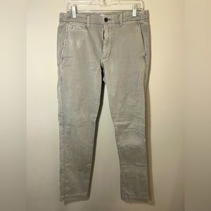 Gap Khaki Pants - Light Grey, 32/34
